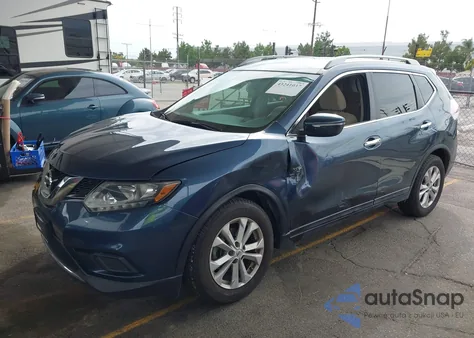 2014 Nissan Rogue Sv from USA, damaged, VIN 5N1AT2MTXEC839862